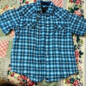 Boys Sz Small Pearlsnap shirt